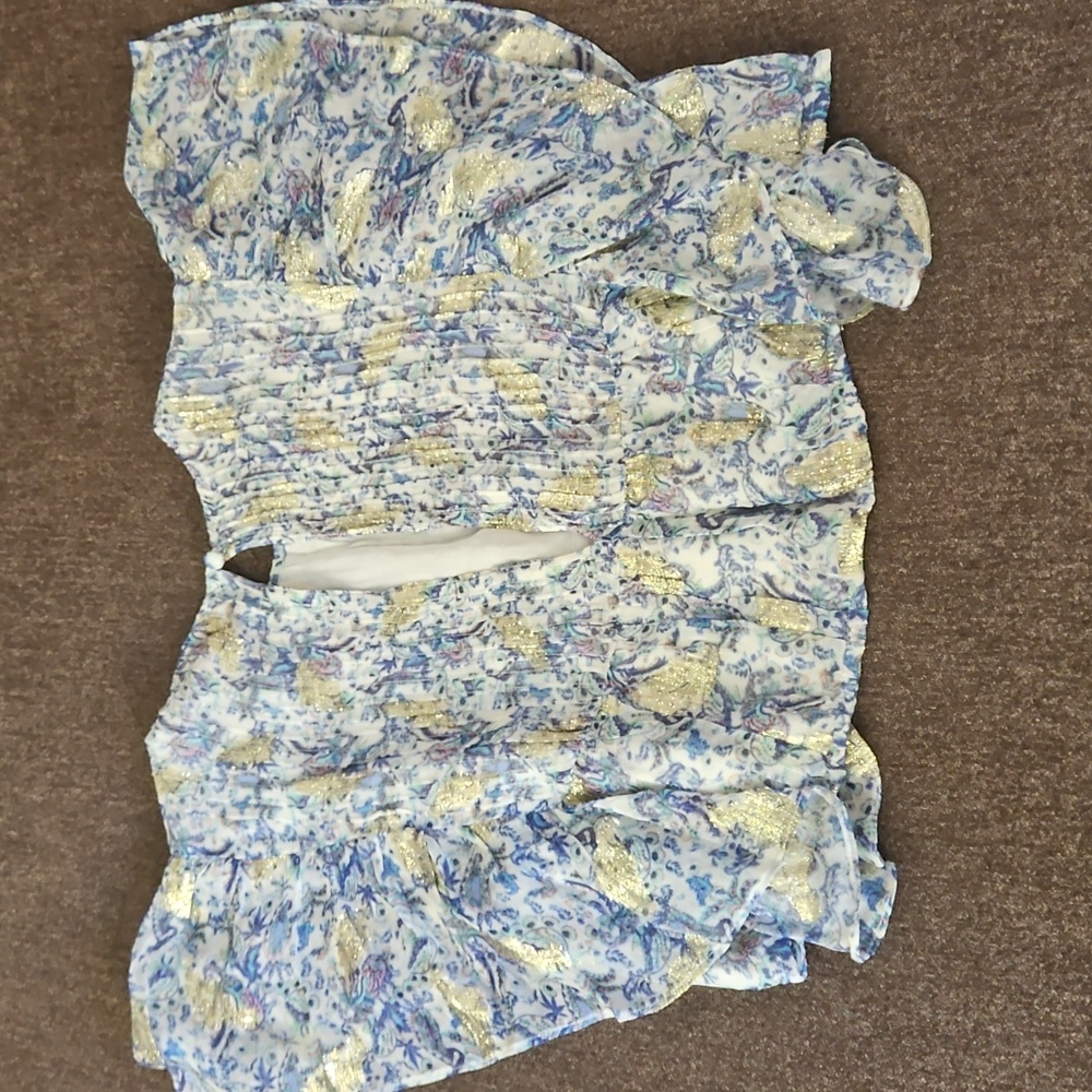 Rococo Sand Multicolor Patterned Fabric - image 6